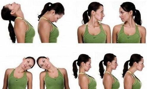 Gymnastics for the neck with osteovingrosisis