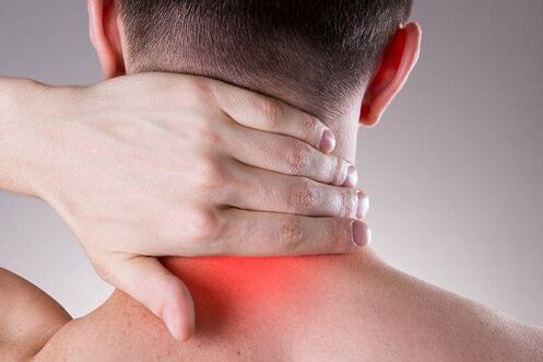 Osteongrosis pain in the neck